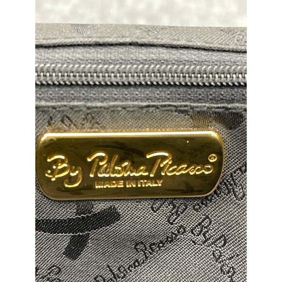 Paloma Picasso Made in Italy Navy Blue Leather Gold Hardware Crossbody Purse - Picture 10 of 16